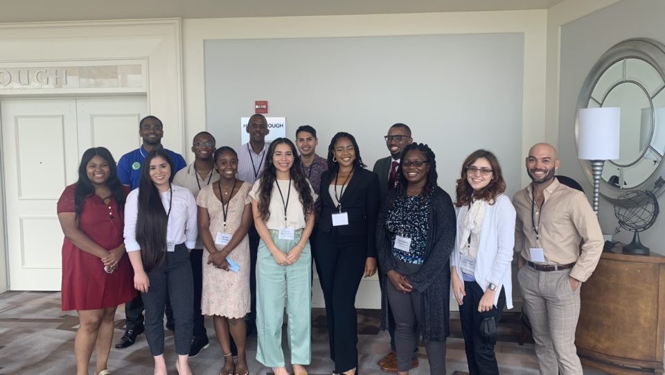 A group photo of McKnight Fellowship recipients from the 2021 conference.